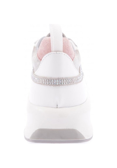 Dgn 68125-22y Kadın Bağcıklı Sneakers Ayakkabı Beyaz Multi Yeşil