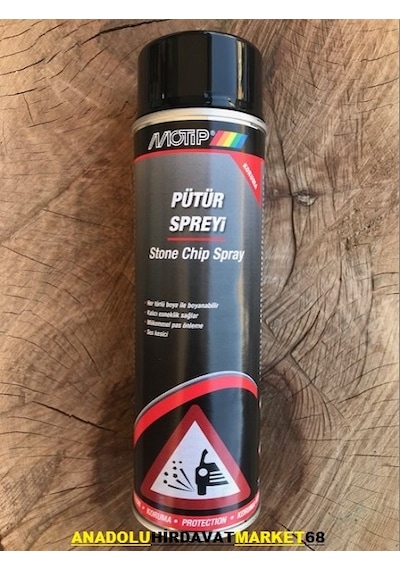 Motip 500Ml Pütür Spreyi Pütür Boyası Kaporta Korumu Pütürü