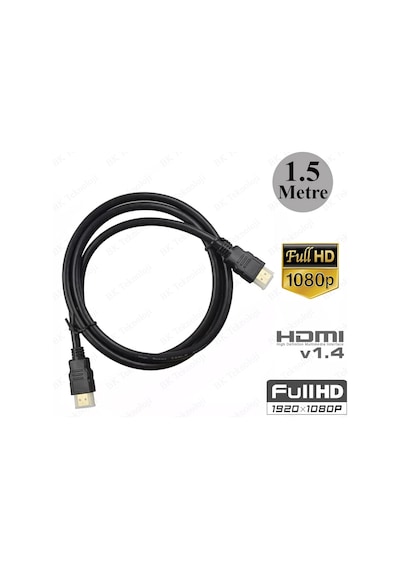 Yüksek Kalite HDMI Erkek-Erkek Kablo 3D Full HD 1080p 1.5 Metre