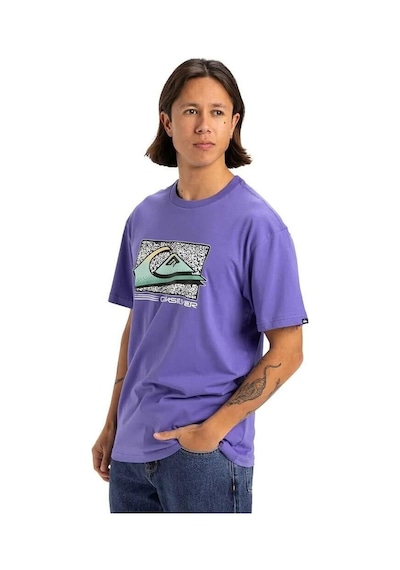 Quiksilver Retro Fade Ss Erkek T-shirt-29752 Mor
