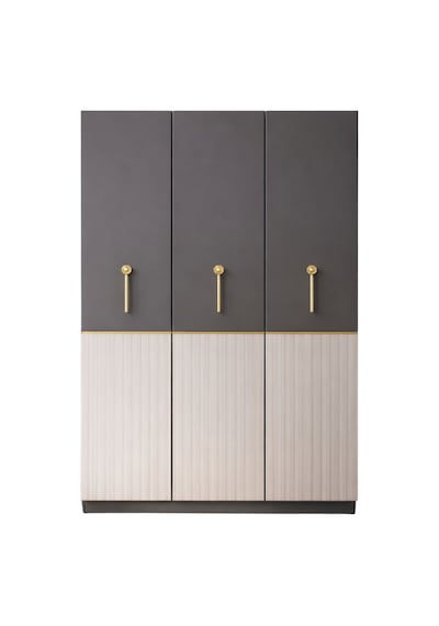 Rudu Milas 3 Kapaklı 120x45x190 Cm Giyisi, Eşya Dolap/gardırop Antrasit-dor Antrasit - Dor Rudu Milas 3 Kapaklı 120x45x190 Cm Giyisi, Eşya Dolap/gardırop Antrasit-dor Antrasit - Dor