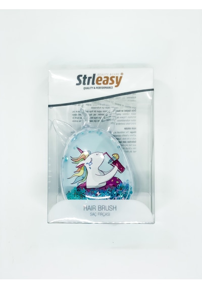 Strleasy Unicorn Tasarımlı Saç Açıcı Fırça Islak Ve Kuru Kullanıma Uygun 7111