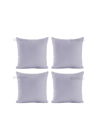 Soho Kumaş Dekoratif Kırlent Yastık Kılıfı - 42 X 42 Cm 4, Açık Gri Çok Renkli