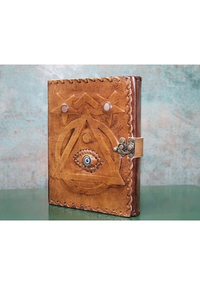 Tedar Taşlı Deri Defter Ksk3146 Najmaddin Standart