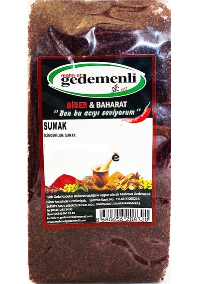 Mahmut Gedemenli Sumak 1 KG