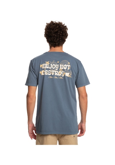 Quiksilver Enjoynotdestroy M Tees Lacivert Mavi