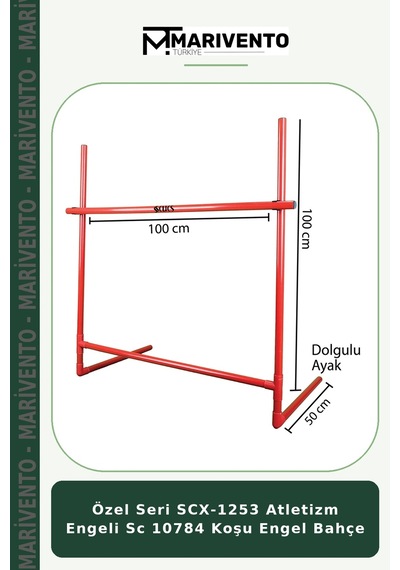 Özel Seri Scx-1253 Atletizm Engeli Sc 10784 Koşu Engel Bahçe Çok Renkli