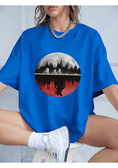 Noıssey Urban Pop Graphic Kadın Tişört Koleksiyonukod 5310 Saks