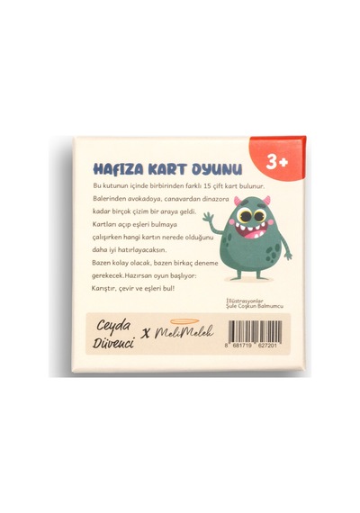 Melimelek Hafıza Kart Oyunu