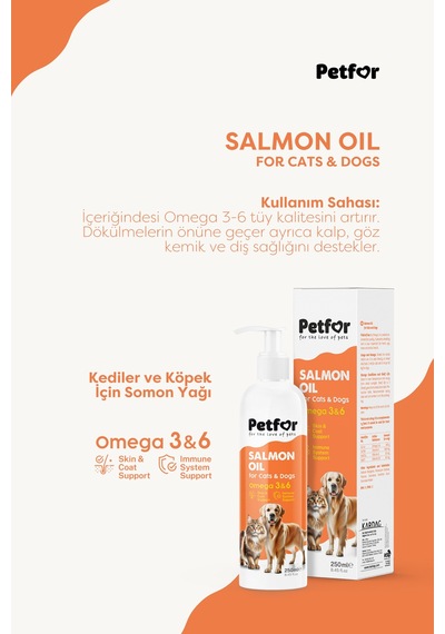 Somon Yağı 250 Ml Kedi Ve Köpekler İçin