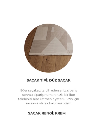 Solenne Bej/krem Desenli Pamuk Lateks Taban Mutfak, Salon Mutfak Oturma Odası Koridor Halısı Krem/vizon