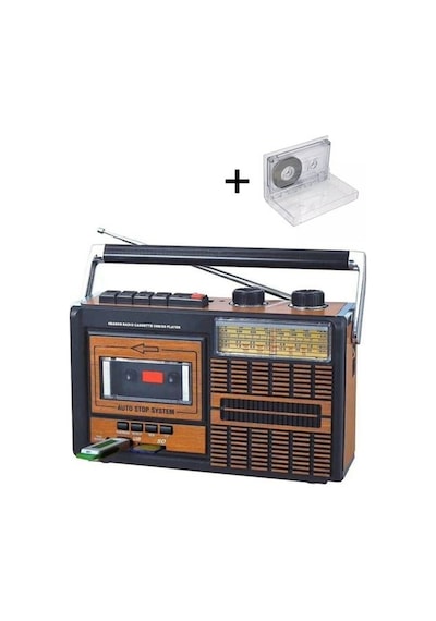 Fp-319Bt Bluetooth Usb+Sd+Fm Radyo+90'Lık Boş Kaset li