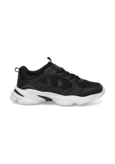 U.s. Polo Assn. Bob Wmn 5fx Kadın Siyah-beyaz Sneaker Ayakkabı Siyah
