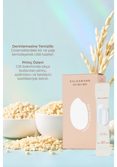 Salsarang Rice Balance Cleanser Peeling Etkili Yüz Temizleyici 20 x 4 ML