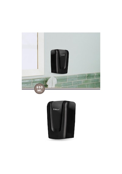 F089 Sıvı Sabunluk Ve Dezenfektan Verici Siyah 650 Ml Siyah