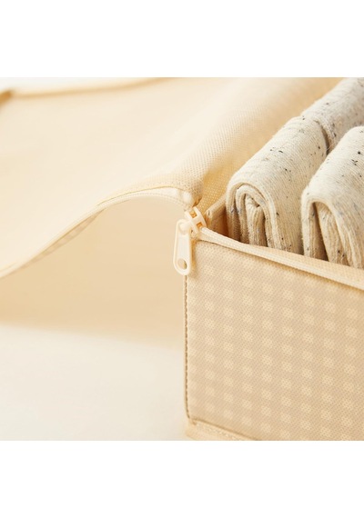 Home Wave 2'li Bej Pötikare Destekli Kutu Hurç Set 31 X 38 X 12 Cm Çok Renkli