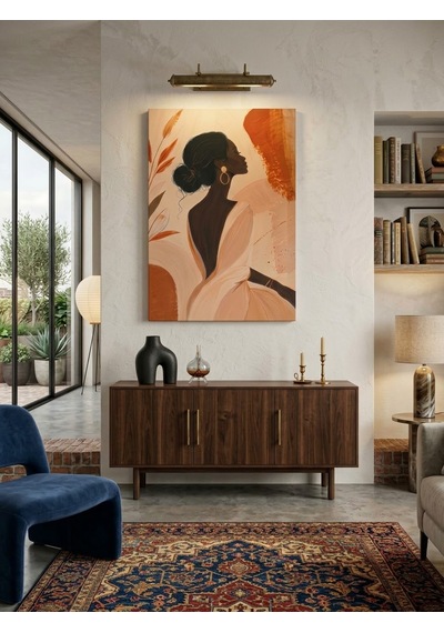 Tablo 60x90 Cm Büyük Boy Kafe Ve Salon Hediyelik Duvar Aksesuarı Fuşya