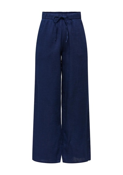 Only Kadın Belden Lastikli Lacivert Pantolon - 15367285