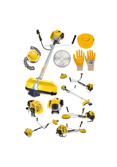 Steiner S-9100 Yan Tipi Benzinli Motorlu Tırpanı Makinesi + Canavar Başlık