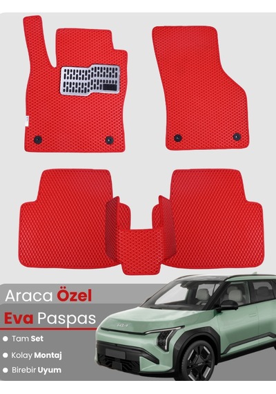 Kia Ev3 2024-2025 Uyumlu Eva Paspas Tam Set Araca Özel,kolay Montaj,su Geçirmez 239