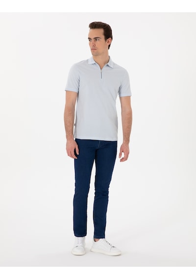 Pierre Cardin Erkek Açık Mavi Tişört 50302607-vr003 Açik Mavi