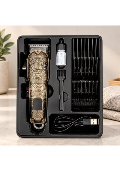 Şarjlı Saç Sakal Traş Makinesi Mr-7800 Usb Type-c, Led, 3-7-9-12mm Diğer
