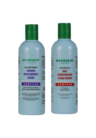 Novocrin Placenta Dökülme Karşıtı Şampuan 300 ML + Onarıcı Nemlendirici Şampuan 300 ML