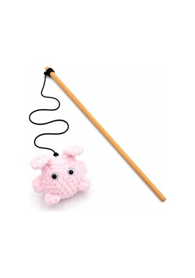Kedi Oltası - Dawcat - Tavşan Figürlü - Açık Pembe