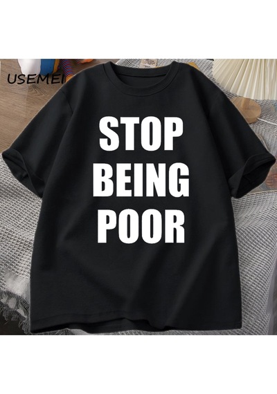 Flood Of Style Fakir Olmak Durdurmak Tshirt Kadınlar Rahat Pamuk Baskılı Tişört Y2k Ünlü İlham Grafik T-shir Siyah
