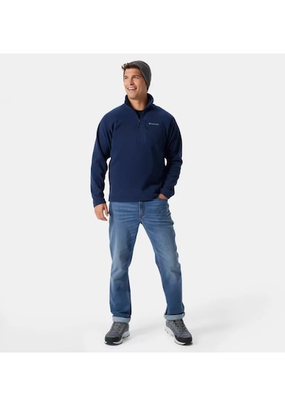 Columbia Fast Trek Iıı Half Zip Fleece Erkek Yarım Fermuarlı Polar Üst Lacivert Xm6410-468 001