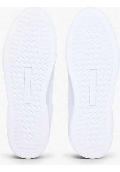 Tommy Hilfiger Klasik Şık Kort Stili Kadın Beyaz Sneaker Fw0fw09019ybs Beyaz