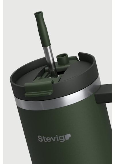 Stevig 2 Moods Tuck-in Tumbler Sızdırmaz Çelik Termos 900 Ml Green St-237 Yeşil