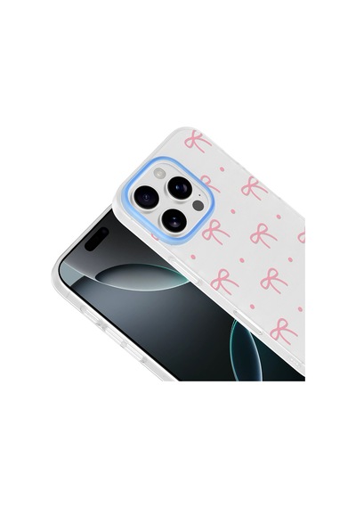 Apple iPhone Uyumlu 16 Pro Max Kılıf Kamera Korumalı Desenli Zore Klip Kapak - Fiyonk