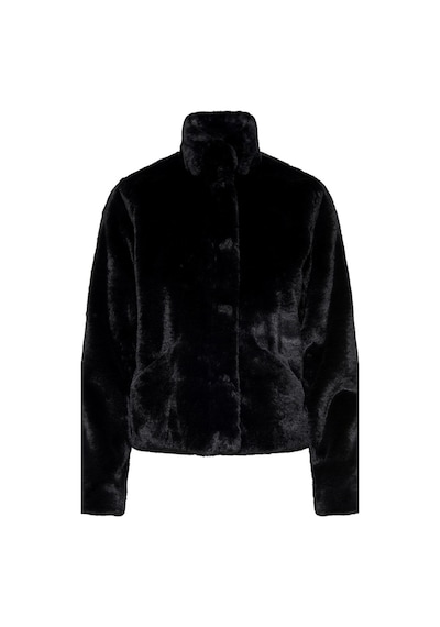 Only Onlnewvıda Faux Fur Jacket Cc Otw Siyah 001