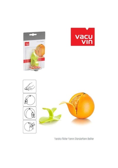 Vacu Vin Pratik Portakal Soyucu Çok Renkli