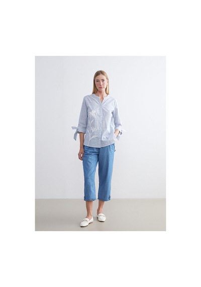 LC Waikiki Alıta Cıty Farkıyla Lcw Grace Mavi Denim Düz Standart & Regular Kadın Kapri Mavi - 928166536 Mavi LC Waikiki Alıta Cıty Farkıyla Lcw Grace Mavi Denim Düz Standart & Regular Kadın Kapri Mavi - 928166536 Mavi