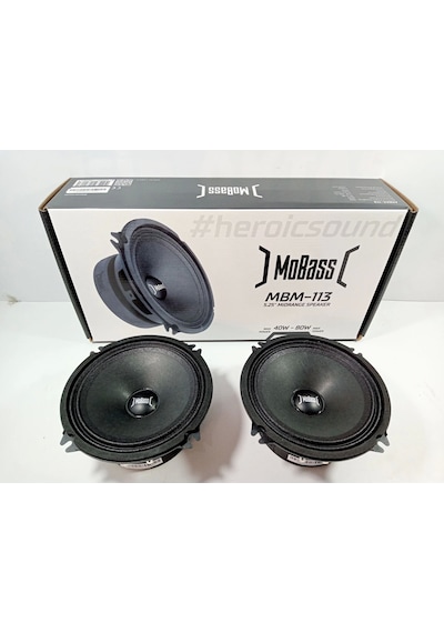 Mobass 13cm Midrange Mobass Mbm-113 Midrange Hoparlör Prof Midrange 13cm