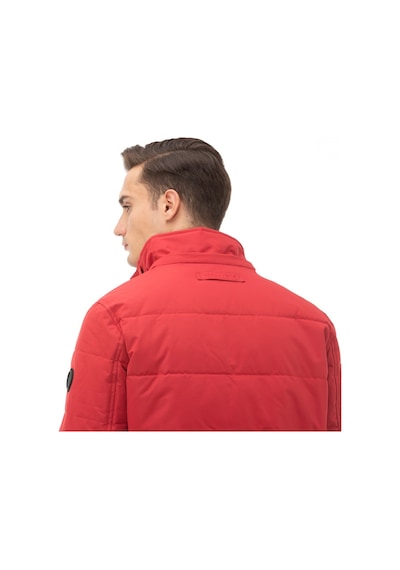 Nautica Nautıca Erkek Kırmızı Su Geçirmez Mont Desenli J03050T.6Nr Kırmızı