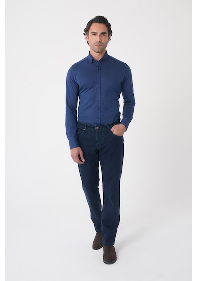 Bisse Erkek 5 Cepli Yıkamalı Jean Denim Pantolon Koyu Lacivert Pnj25k25202 40 K.Lacivert
