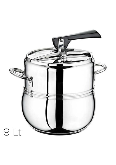 Oms 152.5104.9 Silver Klasik Güveç Düdüklü Tencere 9lt Inox