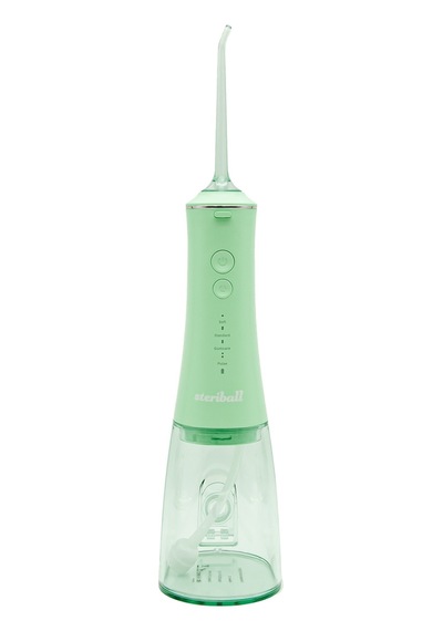 Steriball Oral Irrigator Ağız Duşu Yeşil - 4 Temizlik Modu 360 Dönebilen Başlık 0,60 Mm İnce Su Akışı Yüksek Frekanslı Su Darbesi