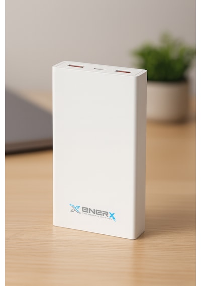 Enerx Enr-p20c 20.000 Mah 2.1a 2xusb 1xtypec Powerbank