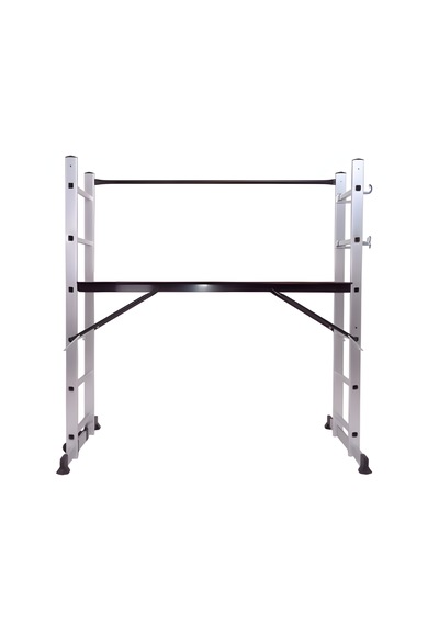 Packtech Alüminyum Platform Merdiven 9 Basamaklı 260 Cm Düz Uzayan