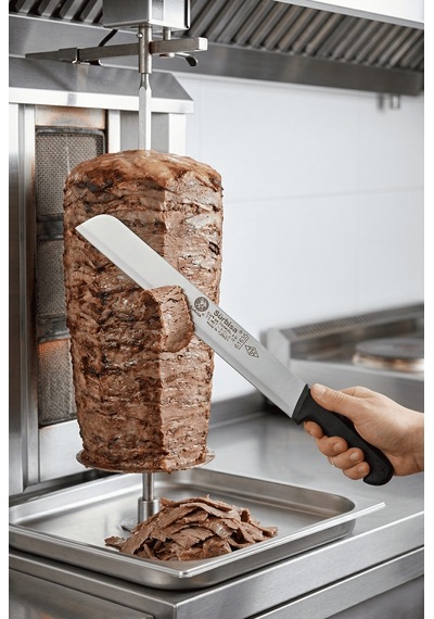 Sürmene Döner Kesme Bıçağı Kaşar Ve Kavurma Bıçak Paslanmaz Çelik 45 Cm Sürbisa 61635