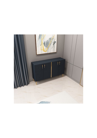 Salkım 120 Cm Konsol, Tv Ünitesi, Çok Amaçlı Dolap Antrasit-altın Antrasit-altın Salkım 120 Cm Konsol, Tv Ünitesi, Çok Amaçlı Dolap Antrasit-altın Antrasit-altın