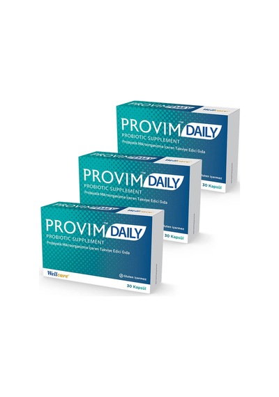 Wellcare Provim Daily 30 Kapsül 3 Adet