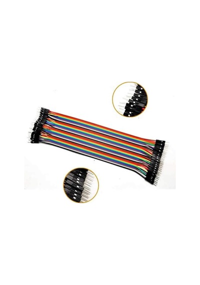 20cm 40 Pin Erkek Erkek Dupont Kablo Ayrılabilir 2.54mm 10renk Breadboard Atlama Kablosu Jumper