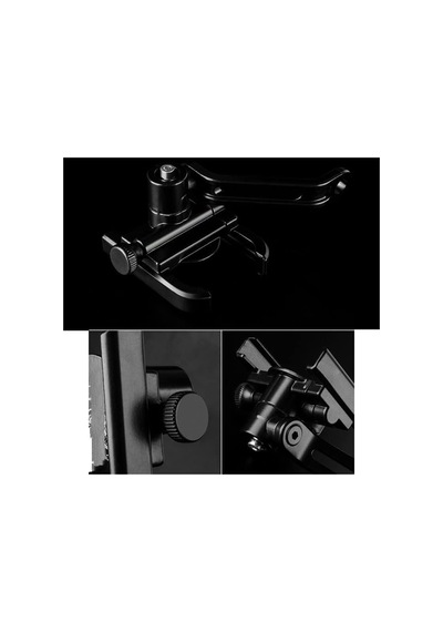 Forte Gt 2084-11 Ayarlı Motosiklet Bisiklet Telefon Tutucu Navigasyon Gidon Uyumlu - Siyah