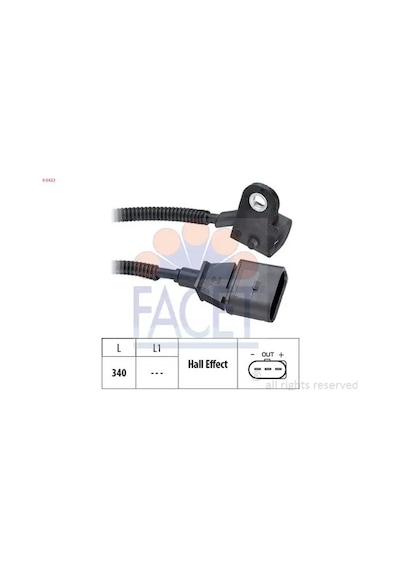 Vw Transporter T5 Eksantrik Sensoru 1.9 Tdi 2004-2010 Axb Facet 90423