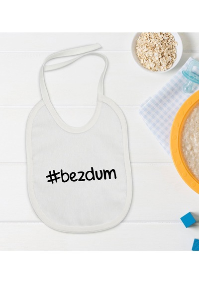 BK Kids Bezdum Tasarımlı Bebek Mama Önlüğü - Model 1